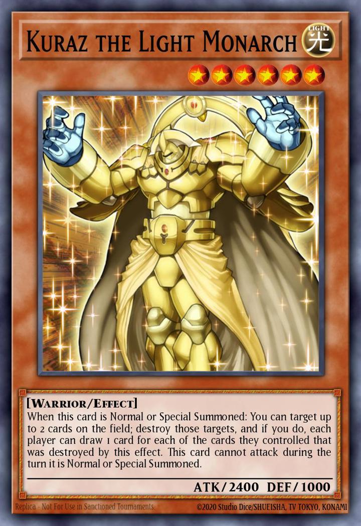 Kuraz the Light Monarch (V.1 - Rare)