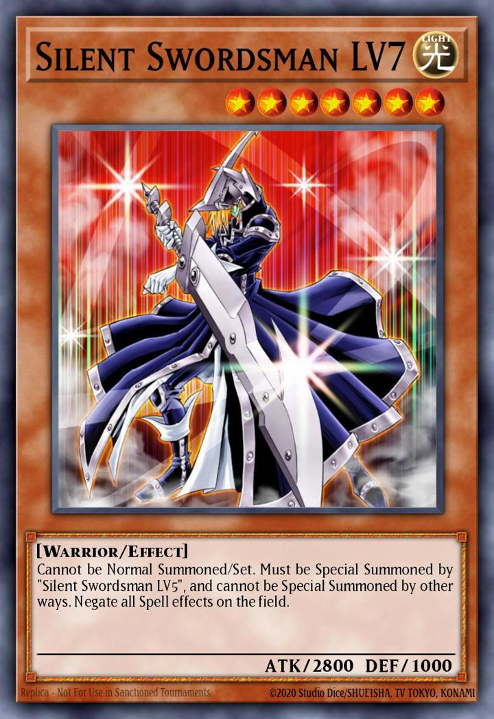 Silent Swordsman LV7 (V.1 - Rare)