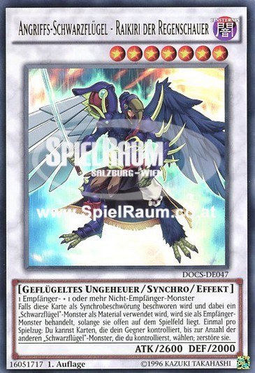 Assault Blackwing - Raikiri the Rain Shower (V.1 - Ultra Rare)