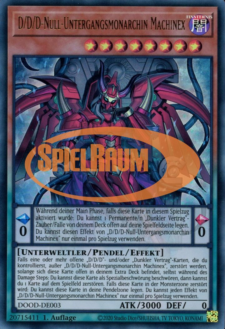 D/D/D Zero Doom Queen Machinex (V.1 - Ultra Rare)