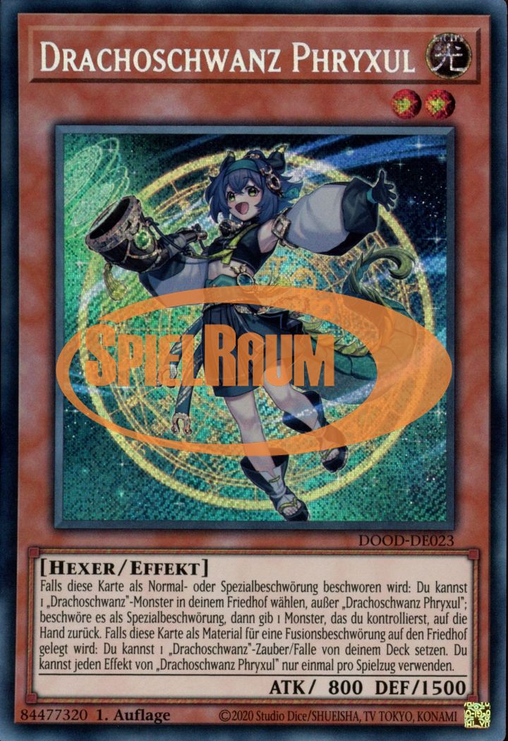 Dracotail Phryxul (V.1 - Secret Rare)