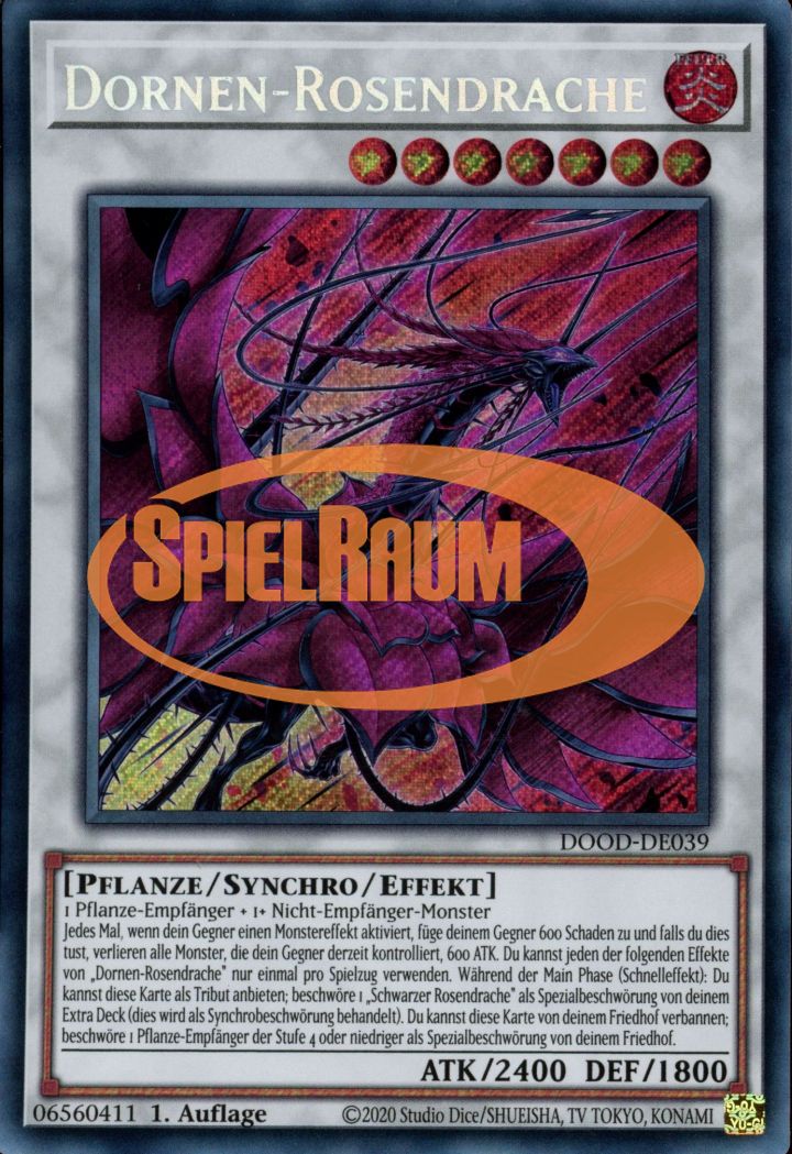 Bramble Rose Dragon (V.1 - Secret Rare)