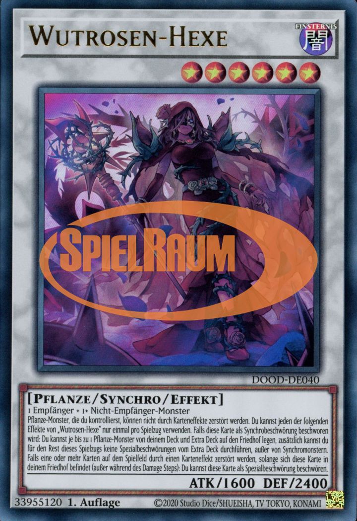 Rage Rose Witch (V.1 - Ultra Rare)