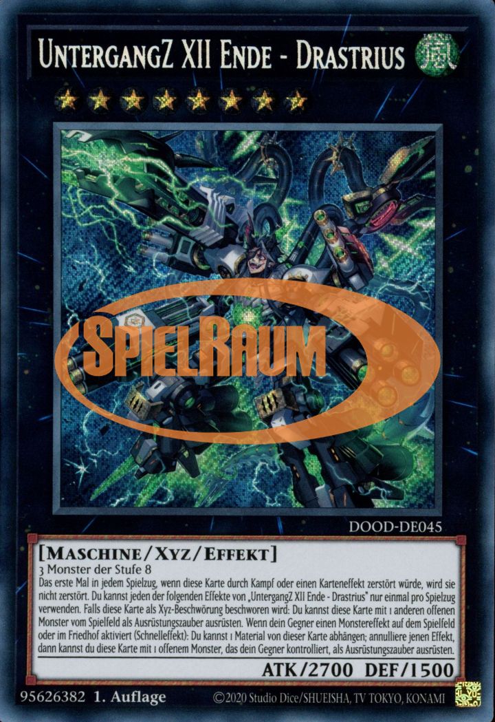 DoomZ XII End - Drastrius (V.1 - Secret Rare)