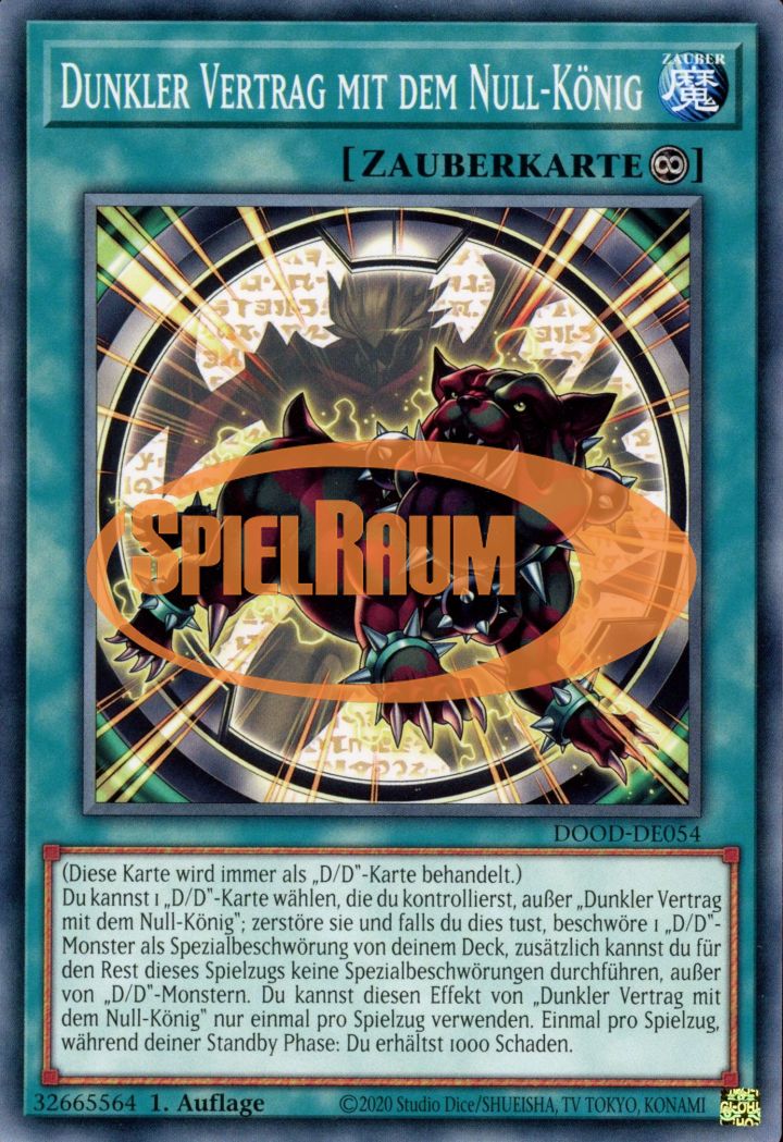 Dark Contract with the Zero King