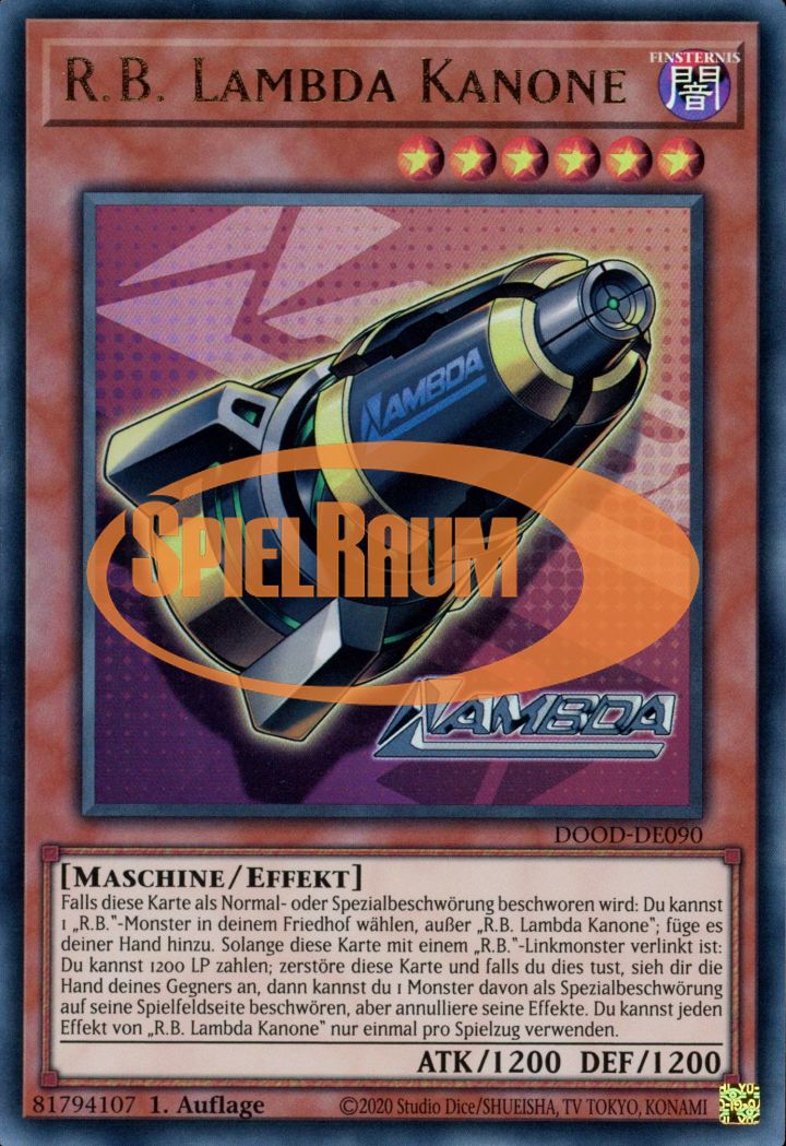 R.B. Lambda Cannon (V.1 - Ultra Rare)