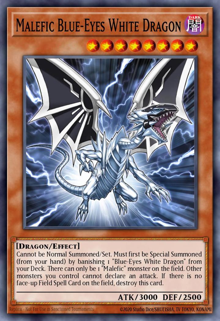 Malefic Blue-Eyes White Dragon (V.2 - Ultra Rare) Single: Yu-Gi-Oh! Duelist Pack: Kaiba Einzelkarte