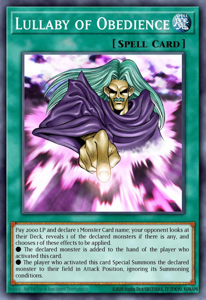 Lullaby of Obedience Single: Yu-Gi-Oh! Duelist Pack: Rivals of the Pharaoh Einzelkarte