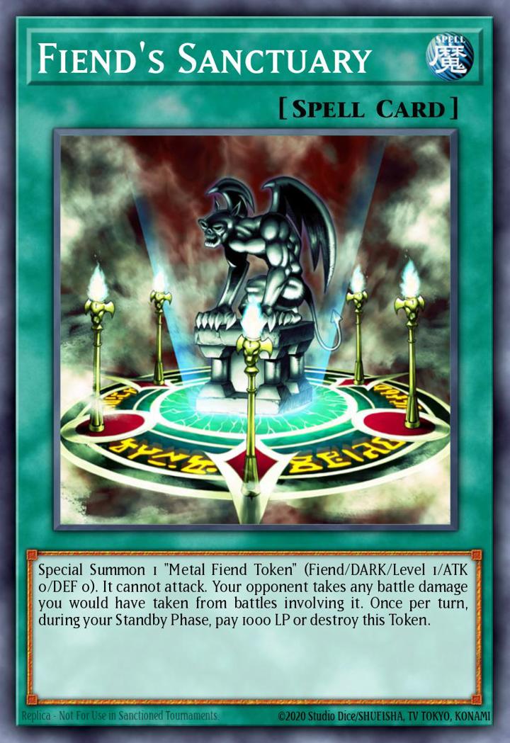 Fiend's Sanctuary Single: Yu-Gi-Oh! Duelist Pack: Rivals of the Pharaoh Einzelkarte