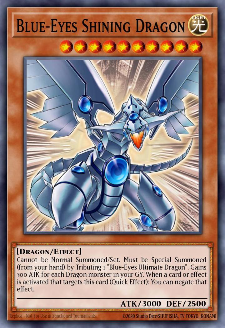 Blue-Eyes Shining Dragon Single: Yu-Gi-Oh! Duelist Pack: Rivals of the Pharaoh Einzelkarte