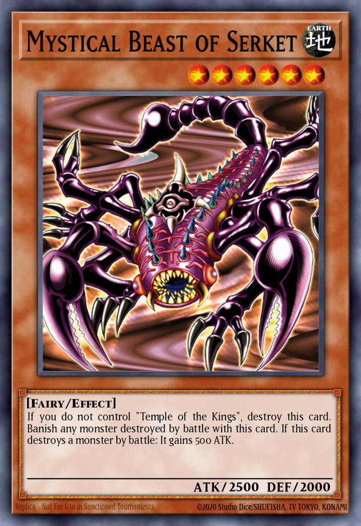 Mystical Beast of Serket Single: Yu-Gi-Oh! Duelist Pack: Rivals of the Pharaoh Einzelkarte