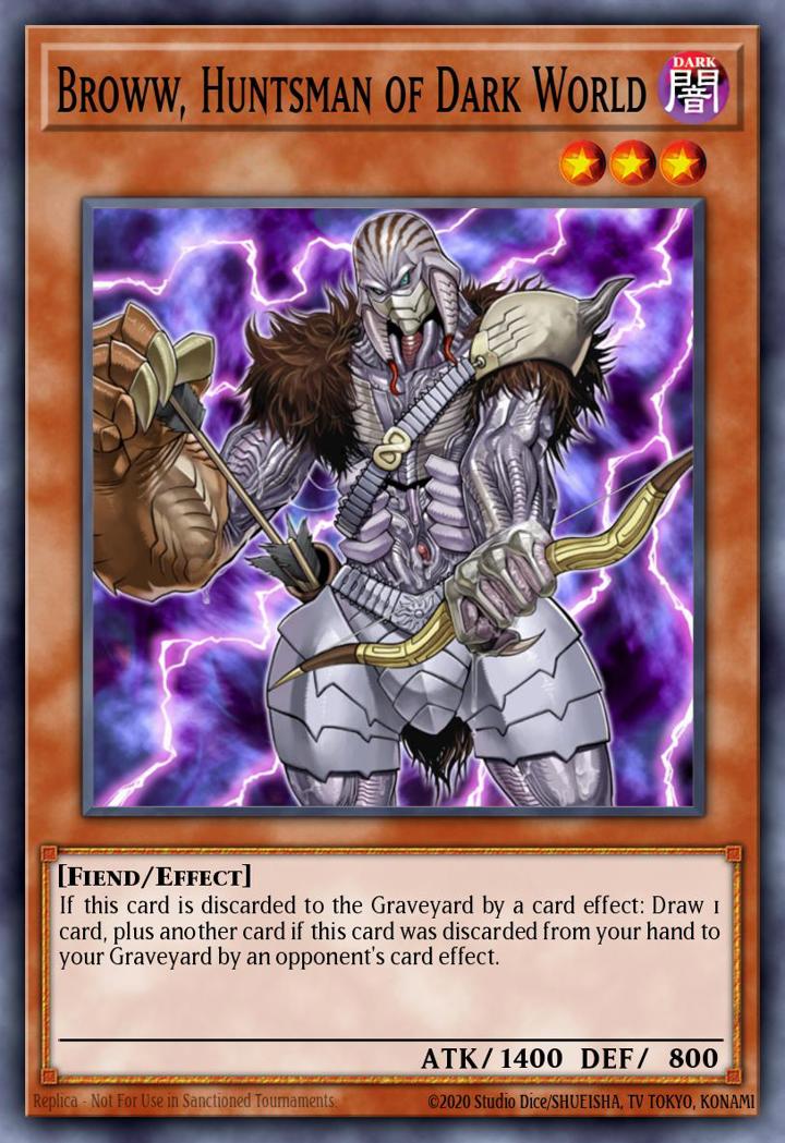 Broww, Huntsman of Dark World Single: Yu-Gi-Oh! Dark Revelation 4 Einzelkarte