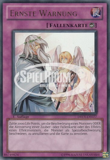 Solemn Warning (V.1 - Ultra Rare)