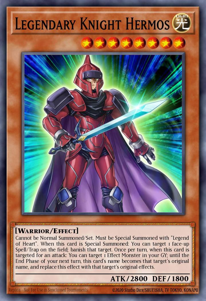 Legendary Knight Hermos Single: Yu-Gi-Oh! Dragons of Legend 2 Einzelkarte