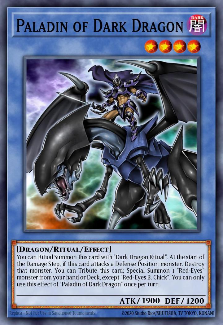 Paladin of Dark Dragon Single: Yu-Gi-Oh! Dragons of Legend 2 Einzelkarte