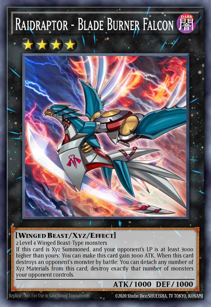 Raidraptor - Blade Burner Falcon Single: Yu-Gi-Oh! Dragons of Legend: Unleashed Einzelkarte