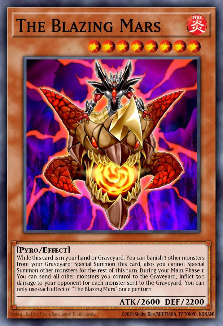 The Blazing Mars Single: Yu-Gi-Oh! Dragons of Legend: Unleashed Einzelkarte