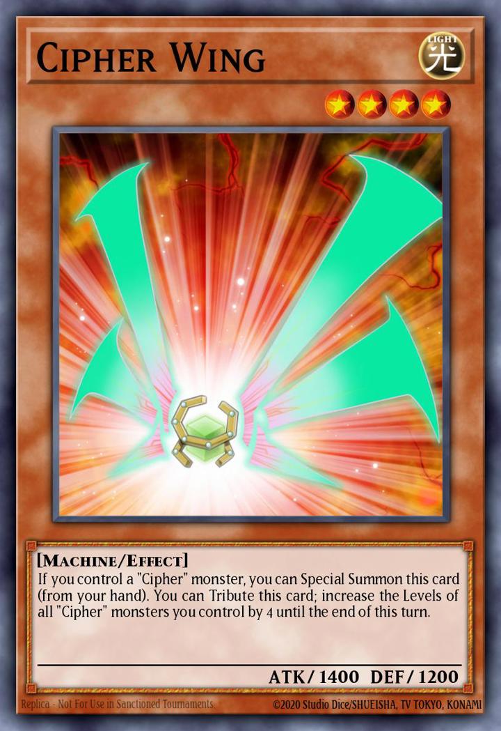 Cipher Wing Single: Yu-Gi-Oh! Dragons of Legend: Unleashed Einzelkarte