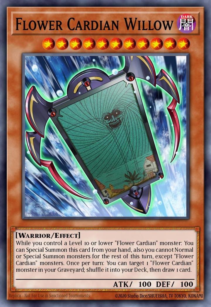Flower Cardian Willow Single: Yu-Gi-Oh! Dragons of Legend: Unleashed Einzelkarte