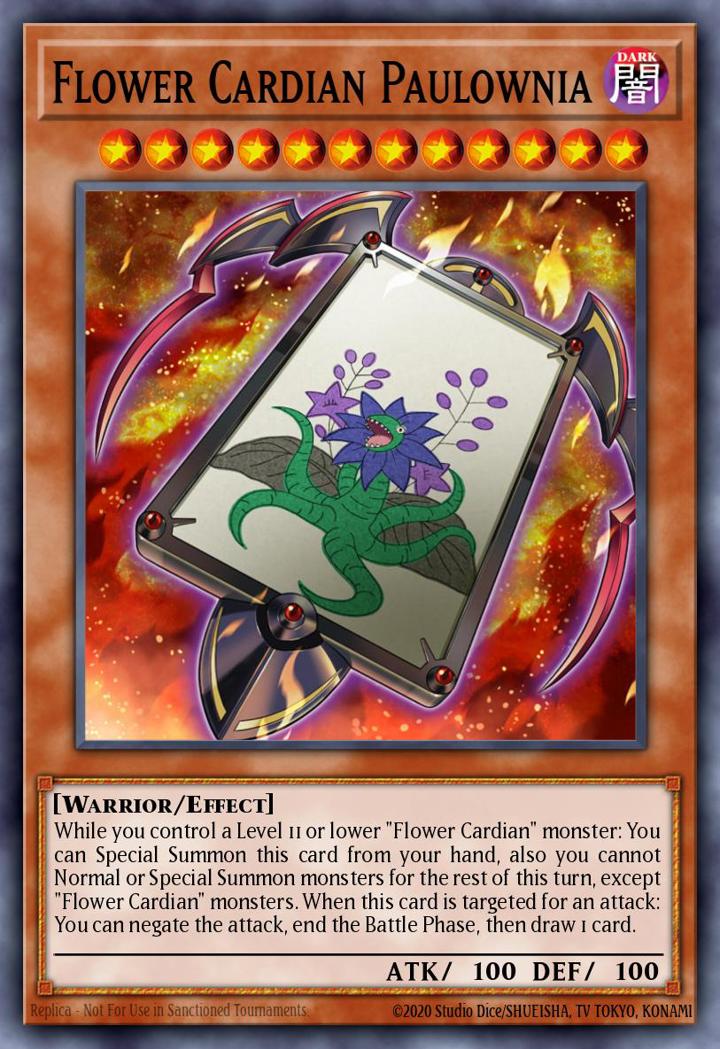Flower Cardian Paulownia Single: Yu-Gi-Oh! Dragons of Legend: Unleashed Einzelkarte