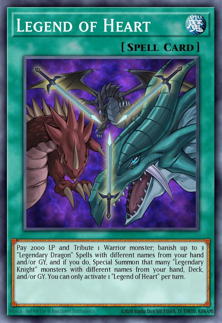 Legend of Heart Single: Yu-Gi-Oh! Dragons of Legend: Unleashed Einzelkarte