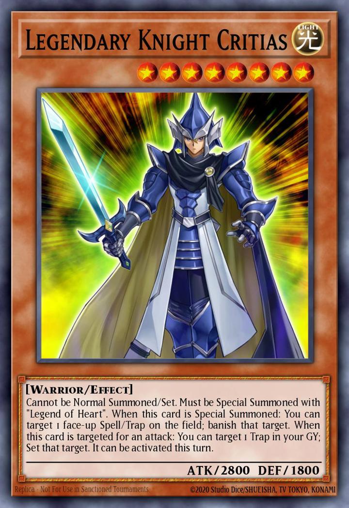 Legendary Knight Critias Single: Yu-Gi-Oh! Dragons of Legend: Unleashed Einzelkarte
