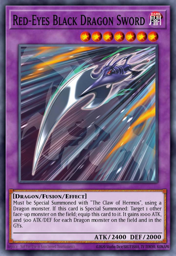 Red-Eyes Black Dragon Sword Single: Yu-Gi-Oh! Dragons of Legend: Unleashed Einzelkarte