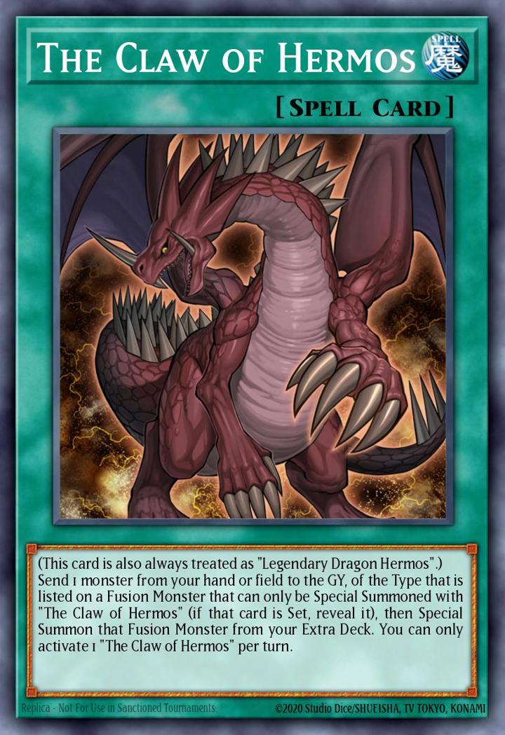 The Claw of Hermos Single: Yu-Gi-Oh! Dragons of Legend: Unleashed Einzelkarte