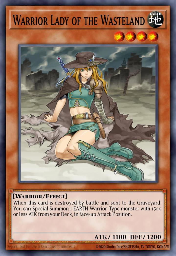 Warrior Lady of the Wasteland Single: Yu-Gi-Oh! Duel Terminal 4 Einzelkarte