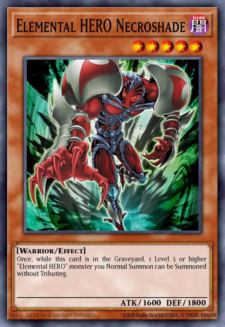 Elemental HERO Necroshade Single: Yu-Gi-Oh! Duel Terminal 4 Einzelkarte