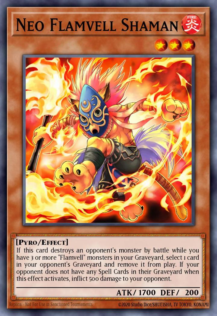 Neo Flamvell Shaman Single: Yu-Gi-Oh! Duel Terminal 4 Einzelkarte