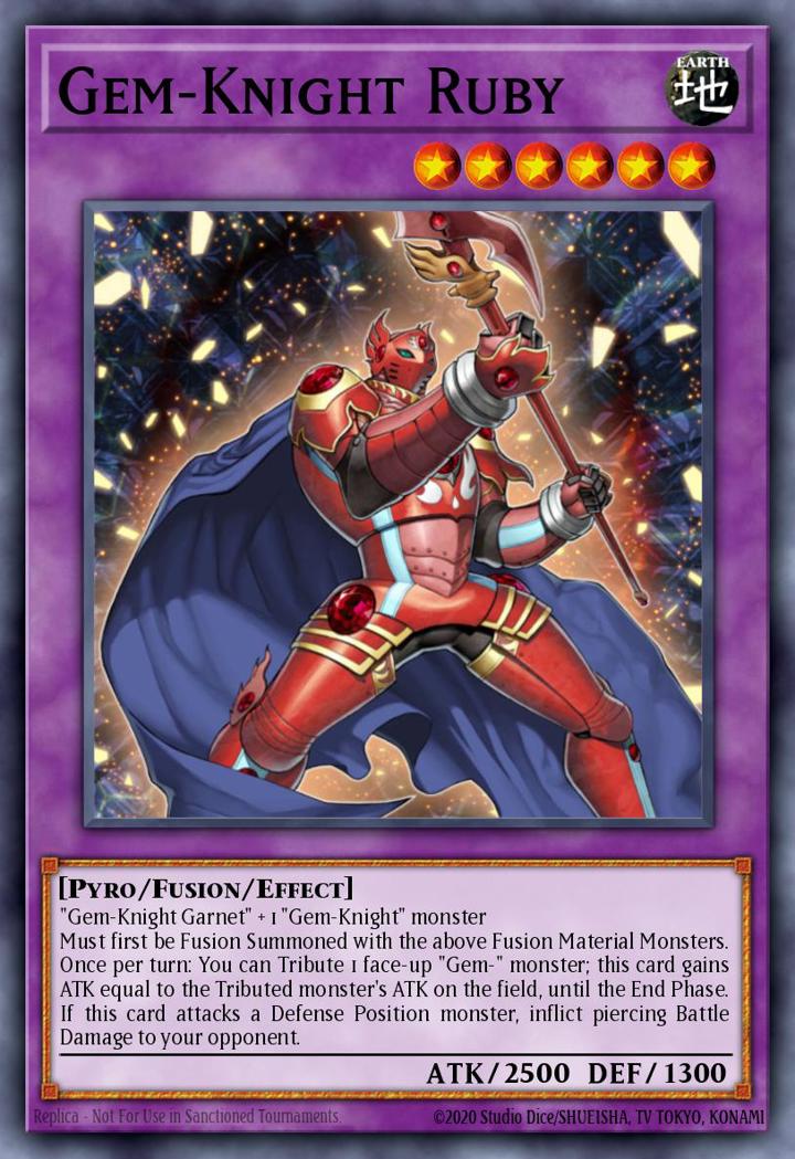 Gem-Knight Ruby Single: Yu-Gi-Oh! Duel Terminal 5 Einzelkarte