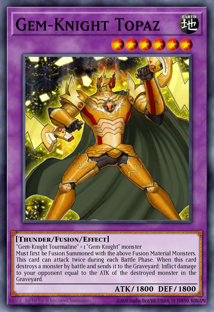 Gem-Knight Topaz Single: Yu-Gi-Oh! Duel Terminal 5 Einzelkarte