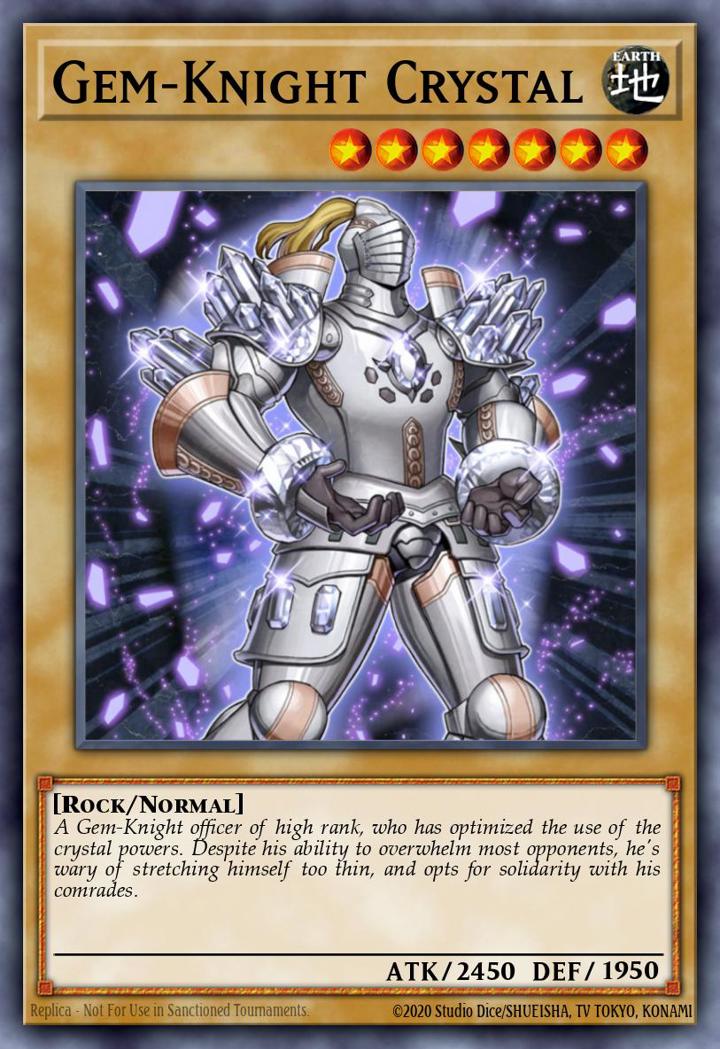 Gem-Knight Crystal Single: Yu-Gi-Oh! Duel Terminal 6 Einzelkarte