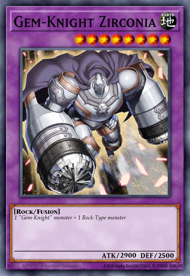 Gem-Knight Zirconia Single: Yu-Gi-Oh! Duel Terminal 7 Einzelkarte