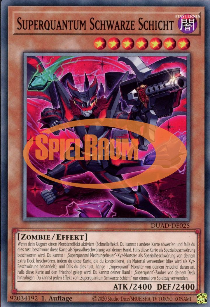 Super Quantum Black Layer