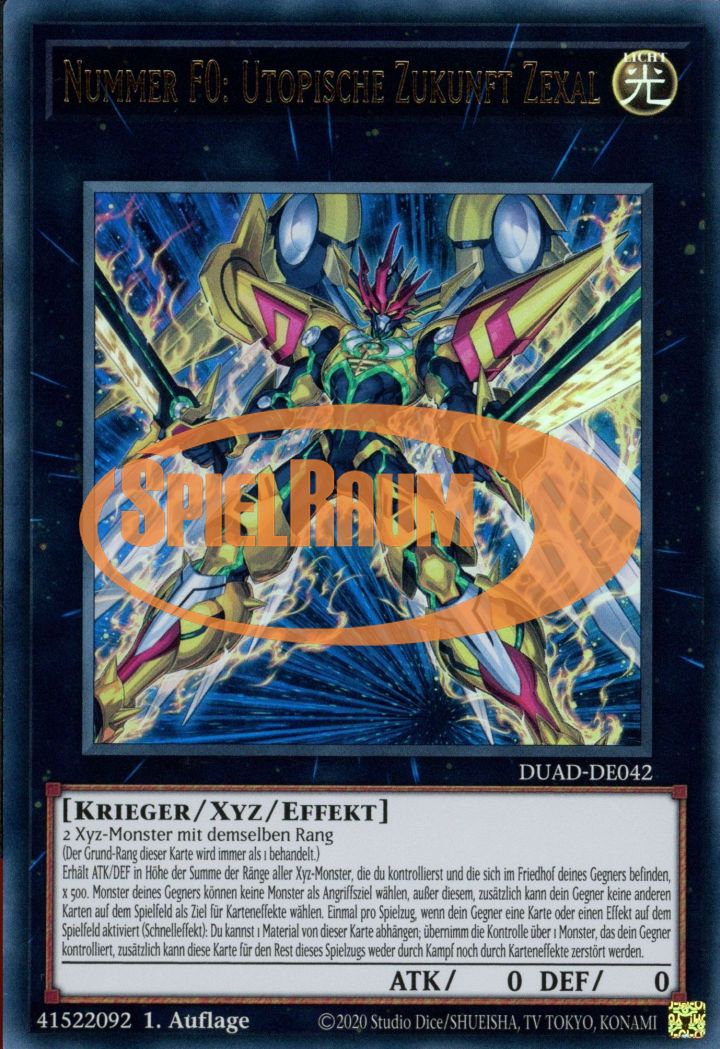 Number F0: Utopic Future Zexal