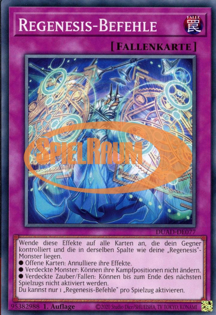 Regenesis Commands