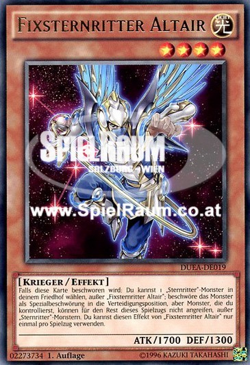 Satellarknight Altair Single: Yu-Gi-Oh! Duelist Alliance Einzelkarte
