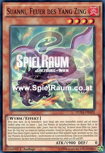 Suanni, Fire of the Yang Zing