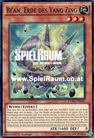 Bi'an, Earth of the Yang Zing Single: Yu-Gi-Oh! Duelist Alliance Einzelkarte