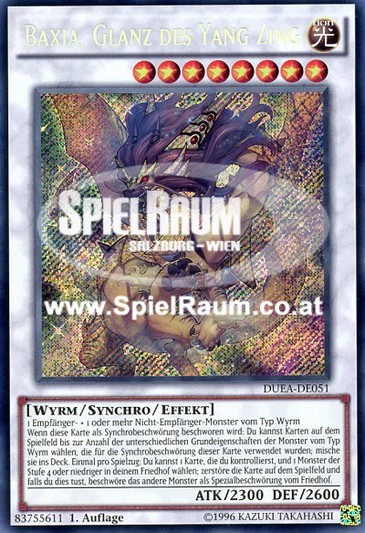 Baxia, Brightness of the Yang Zing (V.1 - Secret Rare)
