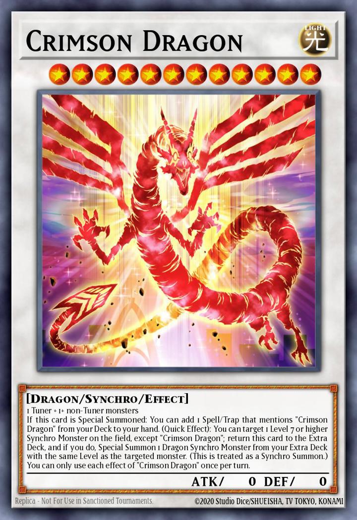 Crimson Dragon (V.2 - Ultra Rare) Single: Yu-Gi-Oh! Duelist Nexus Einzelkarte