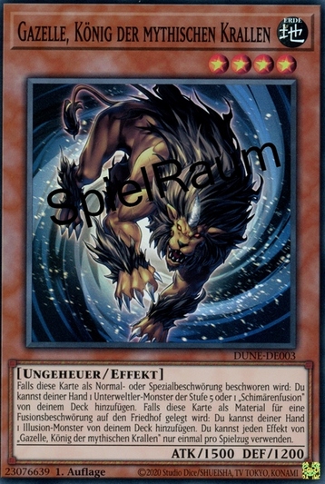 Gazelle the King of Mythical Claws