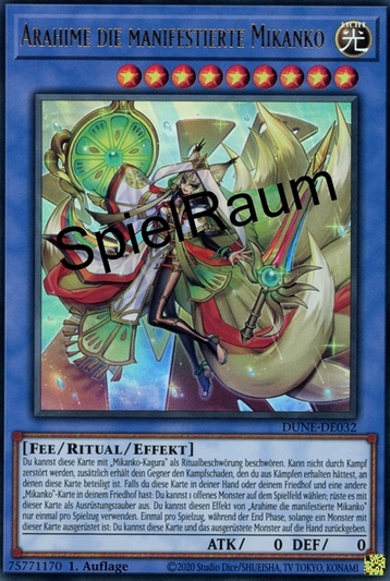 Arahime the Manifested Mikanko (V.2 - Quarter Century Secret Rare) Single: Yu-Gi-Oh! Duelist Nexus Einzelkarte