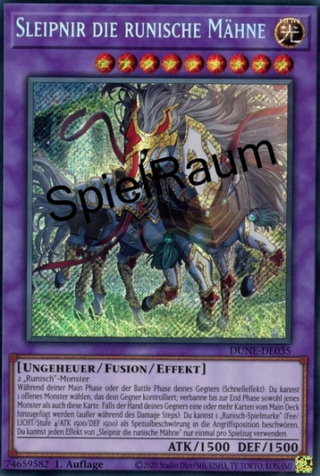 Sleipnir the Runick Mane (V.2 - Quarter Century Secret Rare) Single: Yu-Gi-Oh! Duelist Nexus Einzelkarte