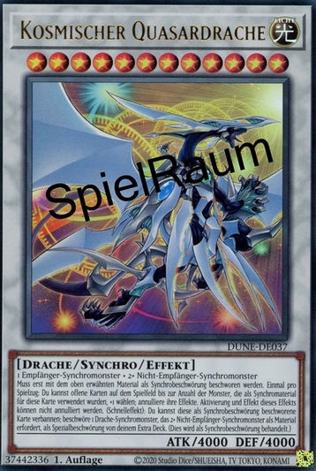 Cosmic Quasar Dragon (V.2 - Quarter Century Secret Rare) Single: Yu-Gi-Oh! Duelist Nexus Einzelkarte