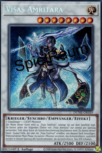 Visas Amritara (V.2 - Quarter Century Secret Rare) Single: Yu-Gi-Oh! Duelist Nexus Einzelkarte