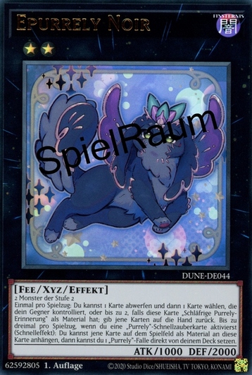 Epurrely Noir (V.1 - Ultra Rare) Single: Yu-Gi-Oh! Duelist Nexus Einzelkarte