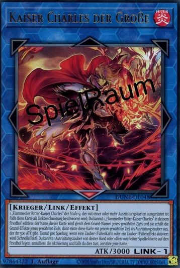 Emperor Charles the Great (V.1 - Ultra Rare) Single: Yu-Gi-Oh! Duelist Nexus Einzelkarte